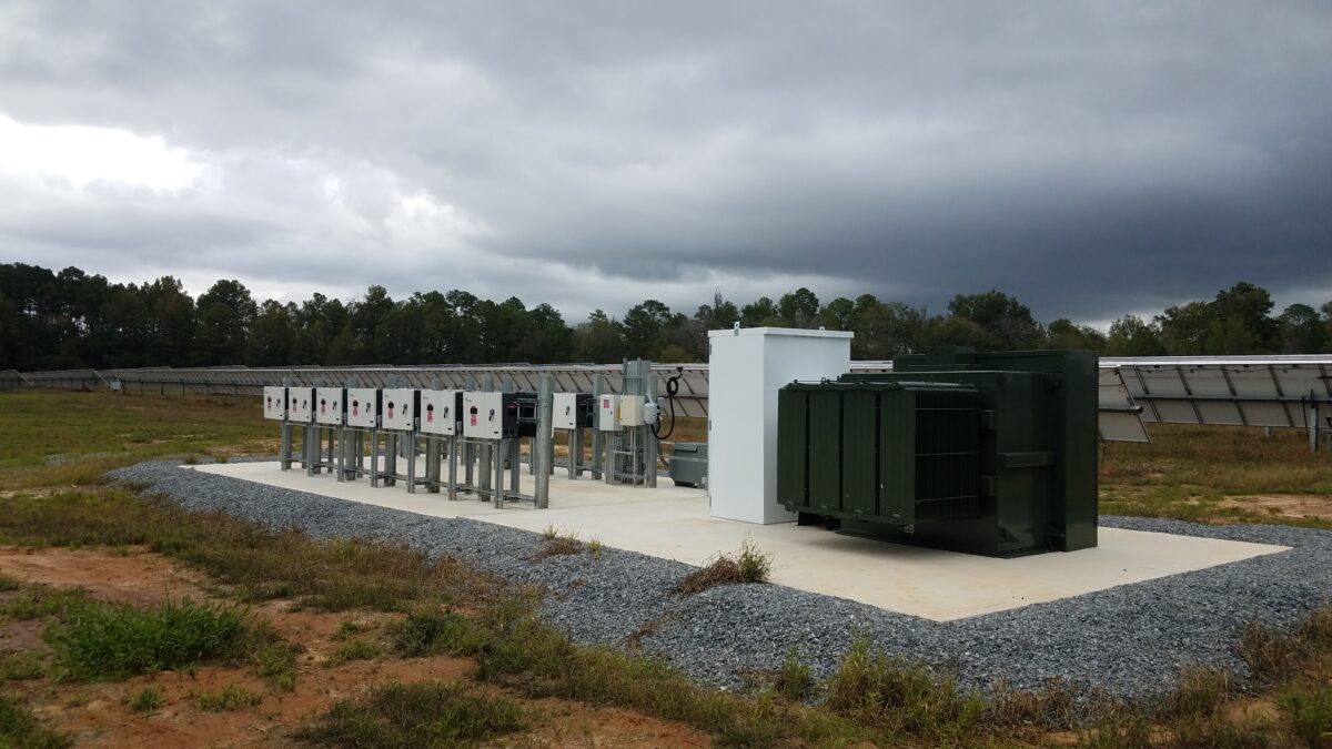 Inman Solar project: Coody Solar Farm, 3.500 kW solar farm in Cochran, GA