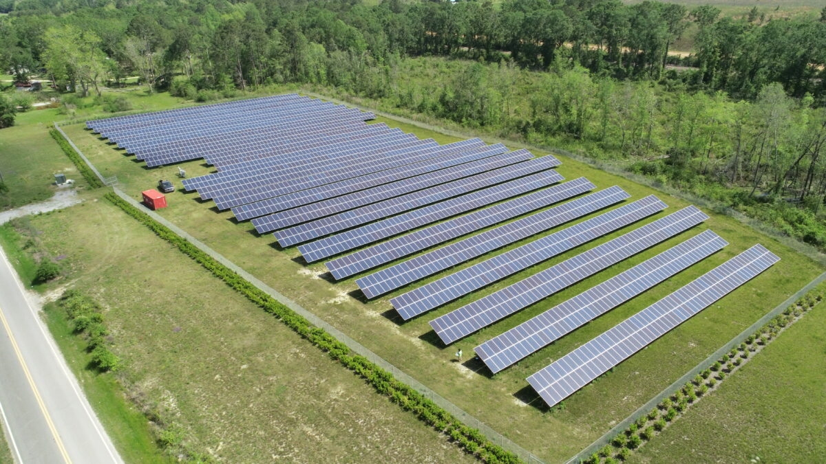 Inman Solar project: Oildry Solar Farm #1, 1,000 kW solar farm in Ochlocknee, GA