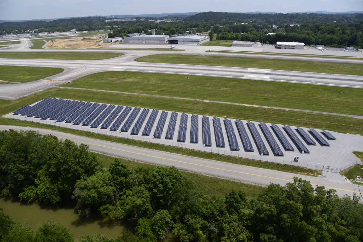 Inman Solar project: Chattanooga Metropolitan Airport Authority Solar Farm