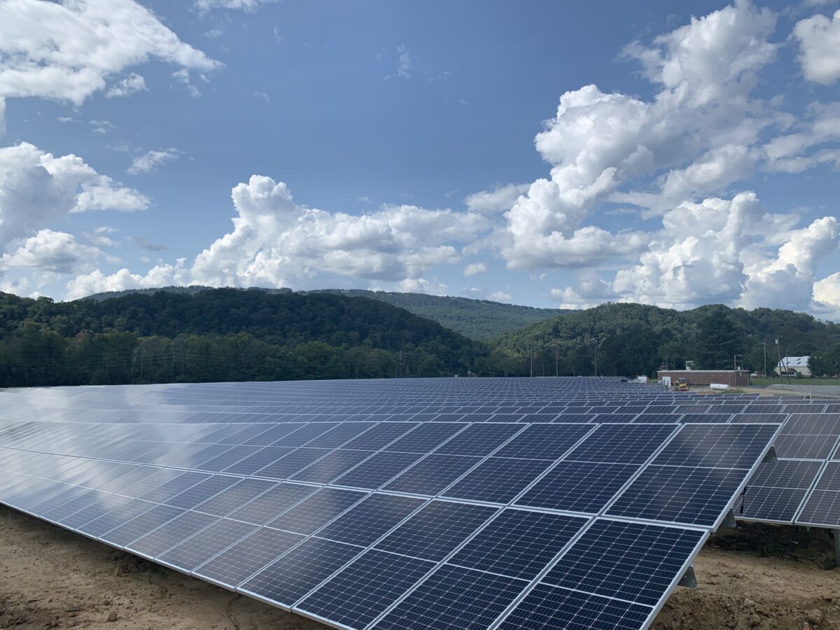 Inman Solar project: Moccasin Bend Wastewater Treatment Plant Solar Farm