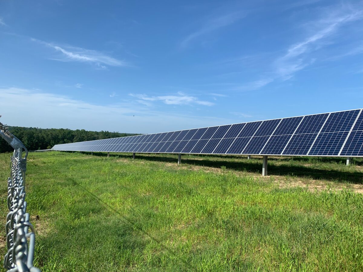 Inman Solar project: Freeman Solar Farm, 1,800 kW solar farm in Andersonville, GA