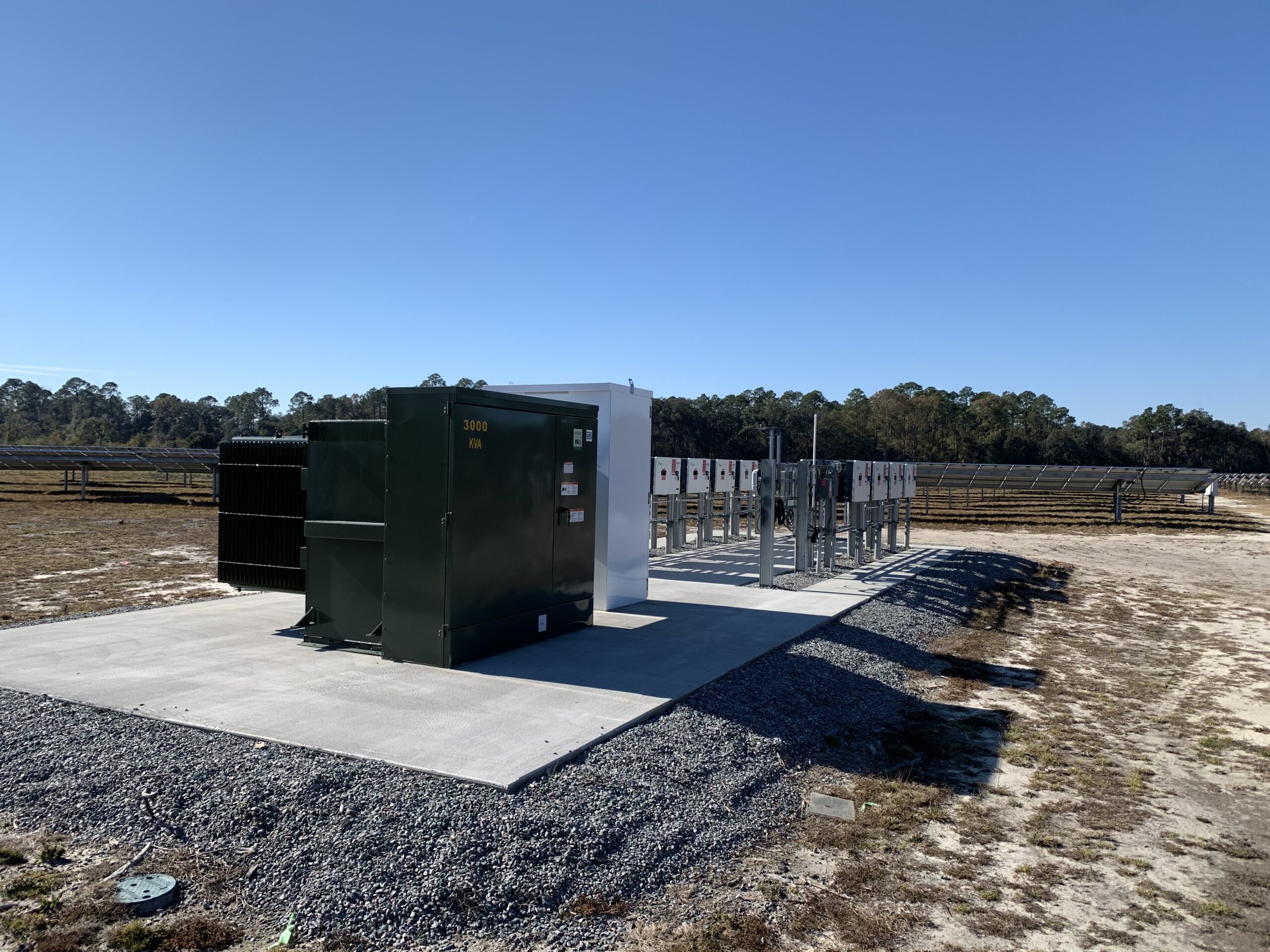 Inman Solar project: Westberry Solar Farm, 3,500 kW solar farm in Jesup, GA